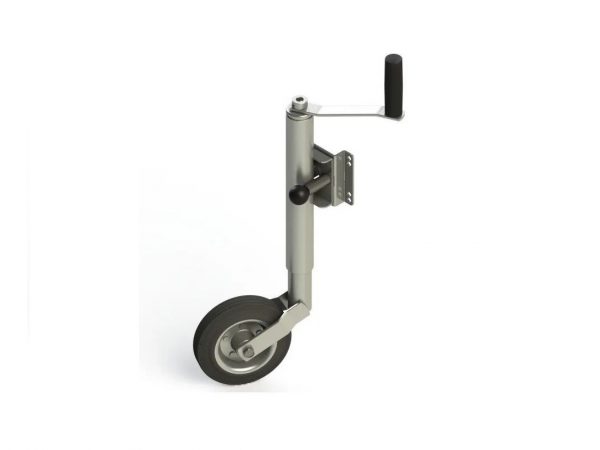 Pedestal Roda Louca C/sup. Escamoteável P/carretinha Reboque